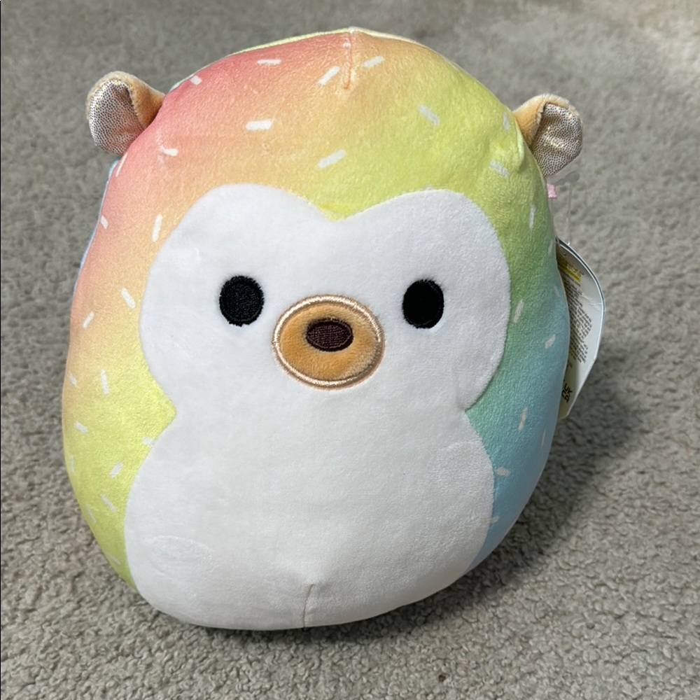 Bowie the Hedgehog Squishmallow with tag 8”